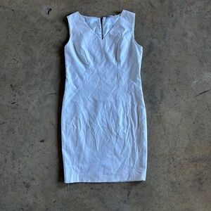 Lightest blue almost white pencil dress by Tahari
